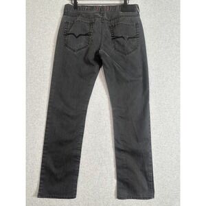 VTG Y2K Guess Reg Slim McCrae Straight Leg Jeans Mens 32x29 Black